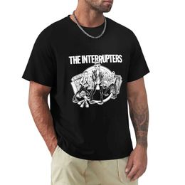 Camisetas masculinas Interrupter Ska Punk Band Camiseta Camiseta regular Mens.
