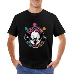 T-shirts masculins Invocer T-shirt dota 2 art avec imprimé animal adapté aux garçons vierges surdimensionnés graphiste t-shirtl2403