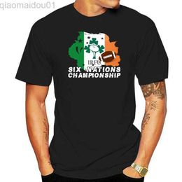 Heren T-shirts Ierland Rugby Fan T-shirt Six Nations Championship 2022 Adult Kids Tee Top L230707