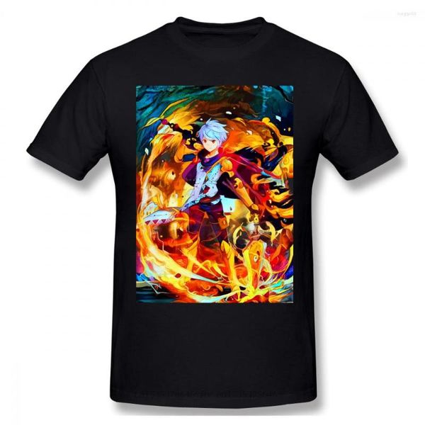 T-shirts pour hommes est-ce mal d'essayer de ramasser des filles dans un donjon Familia mythe Anime Homme T-shirt à manches courtes surdimensionné en pur coton