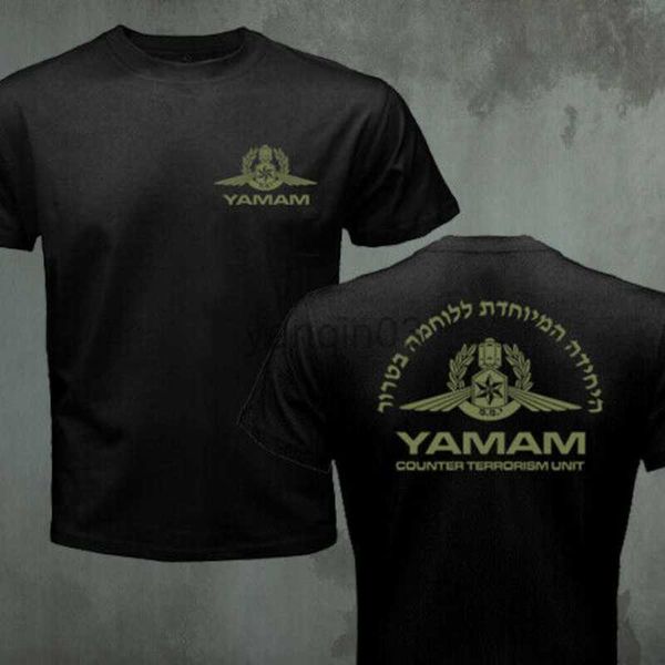 T-shirts pour hommes Police israélienne Yamam Counter Terrorist Unit SWAT T-shirt des forces spéciales en coton de qualité supérieure à manches courtes O-Neck T-shirt pour hommes Nouveau S-3XL J230602