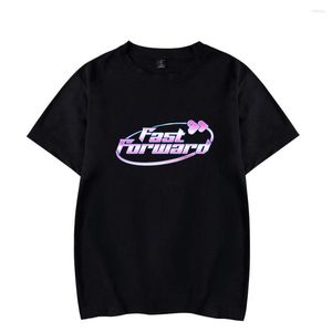 Heren T-shirts ITZY JEON SOMI Tee Shirt 2023 Game Plan Fast Forward Logo Merch Print Unisex Fashion Casual Kpop T-shirts