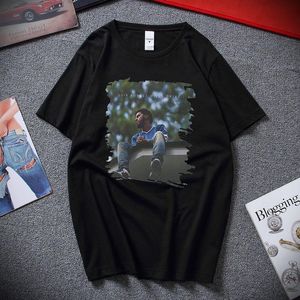 T-shirts pour hommes J. Cole 2014 Forest Hills Drive T-shirt de ventilateur classique Hip Hop Top Harajuku Streetwear Coton Manches courtes SCP