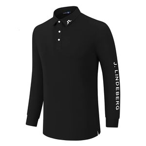 T-shirts pour hommes J Golf professionnel à manches longues Sport t-shirt respirant et séchage rapide 231025