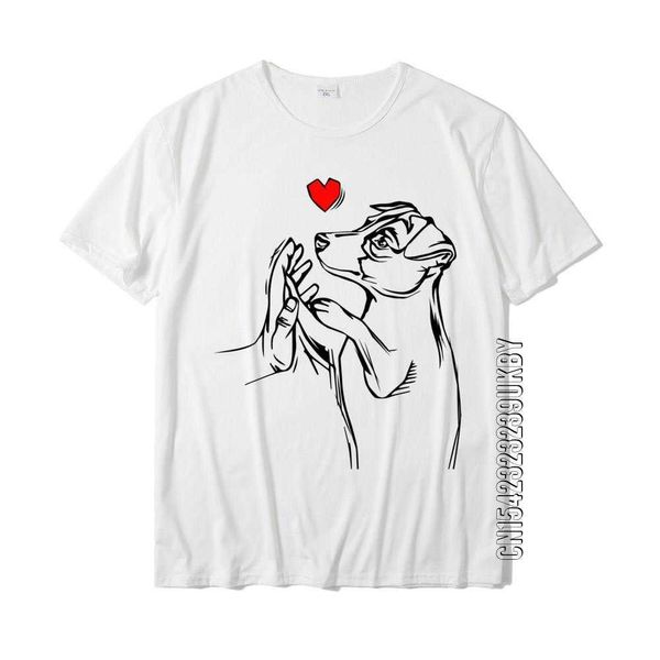 T-shirts pour hommes Jack Russell Terrier Amour Mignon Chien Maman Drôle Filles Cadeau Sweat-shirt T-shirt Tops Chemise Marque Coton 3D Imprimé Anniversaire Hommes 022223H