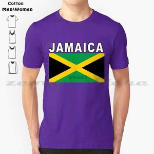 Heren T-shirts Jamaica National Soccer Game Shirt T-shirt 100% katoen Comfortabel en kwalitatief hoogwaardig Jamaica National Team Jamaica Football Jamaica