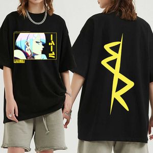 T-shirts pour hommes japonais Anime Lucy Cyberpunk Edgerunners T-shirts imprimés hommes femmes manches courtes T-shirt surdimensionné confortable Harajuku Streetwear T230103