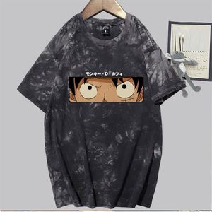 T-shirts hommes japonais anime une pièce t-shirt harajuku luffy manches courtes drôle t-shirt malemen's3045
