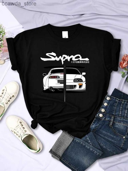 Camisetas para hombres Estilo japonés Cool Car Puzzle Impreso Mujeres T Shirt Street Casual Tops Moda Ropa transpirable Hip Hop Mujer Manga corta Q230102