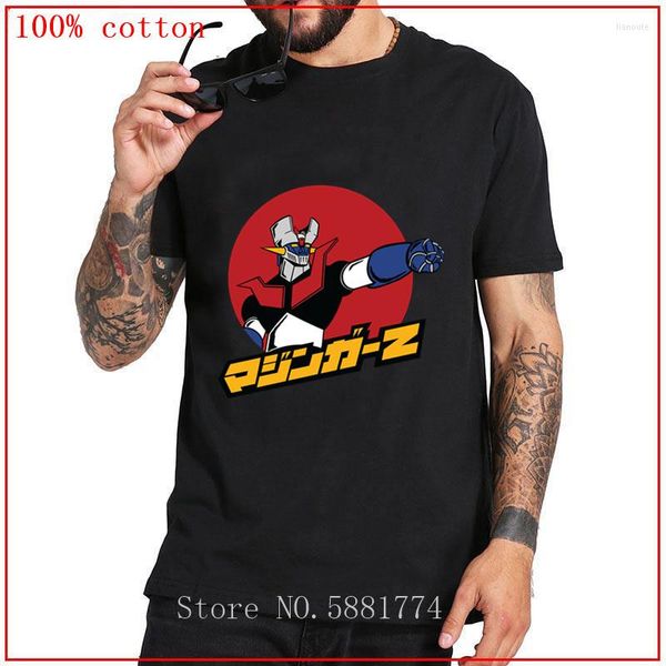 T-shirts pour hommes Style japonais célèbre Anime Mazinger Z chemise garçon hommes conception à manches courtes mode personnalisé grande taille groupe petit ami cadeau de jour