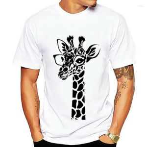 T-shirts hommes JCGO Femmes T-shirt Coton d'été à manches courtes Plus Taille S-5XL Mignon Girafe Imprimer Casual O Cou Femme Basic Tshirt Tees Tops