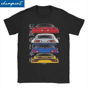 T-shirts masculins JDM Légendes T-shirts hommes Femmes Pure Coton T-shirt Round Neck Car Style Tee Shirt Clothing Classement NOUVEAU ARRIVE 2443