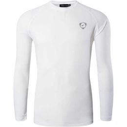 T-shirts masculins JeanSian Men's Upf 50 UV Protection Sun Protection extérieure T-shirt à manches longues Tshirt T-shirt Summer LA245 White T221007