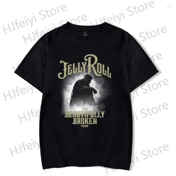 T-shirts pour hommes Roll Roll magnifiquement brisé Tour 2024 Tshirt de merch pour femmes / hommes Unisexe décontractés O-Neck T-shirt à manches courtes Streetwear
