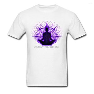 Camisetas de hombre Jesús Ized camiseta meditación Lotus Mndala 2023 Faddish Pure Youtube O cuello hombres Tops camisa impresa en sudaderas verano otoño