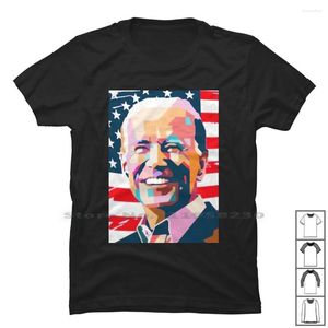 Heren t shirts joe biden het president shirt katoen vrolijk kerstfeest woont trend side logo end pr ny