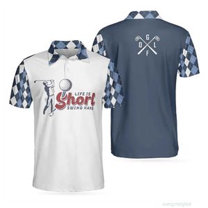 T-shirts voor heren Joggingkleding Modieus bedrukt poloshirt voor buiten Golfshirt met korte mouwen F4 Racing Snel ademend Casual shirt Whhj