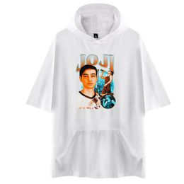 T-shirts voor heren Joji Merch 2d Men/Women Hooded T-shirt Solid Color Summer Summer Korte Mouw Hapleedmen's