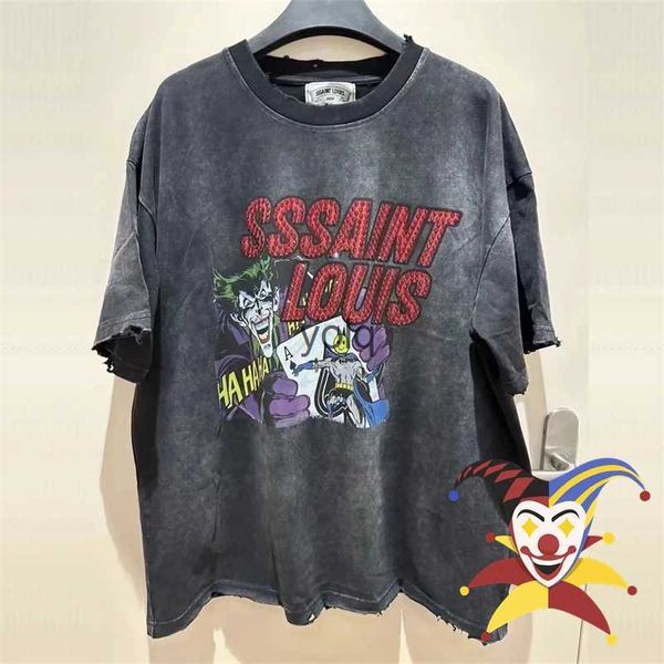 T-shirts hommes Joker Carnaval Saint Louis T-shirt Hommes Femmes Haute Qualité Imbue Diamond Michael Top Tee T Shirtyolq