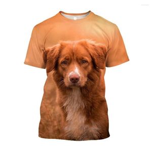 Heren t shirts jumeast 3d labrador puppy hond geprint t-shirtte oversized schattige dieren grafisch voor mannen flodderige streetwear esthetische kleding