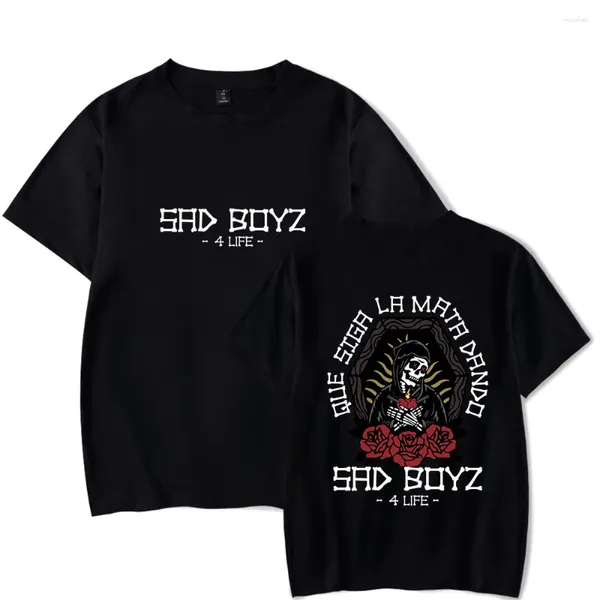 T-shirts pour hommes Junior H Sad Boyz Tour Merch T-shirt imprimé été hommes/femmes Streetwear T-shirt chemise à manches courtes Logo T-shirt
