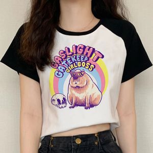 T-shirts pour hommes Kawaii Animaux Capybara T-shirt Hommes Dessin Animé Hip Hop Hauts D'été T-shirt Mode Unisexe Harajuku T-shirts Graphiques Anime T-shirt Homme 230317