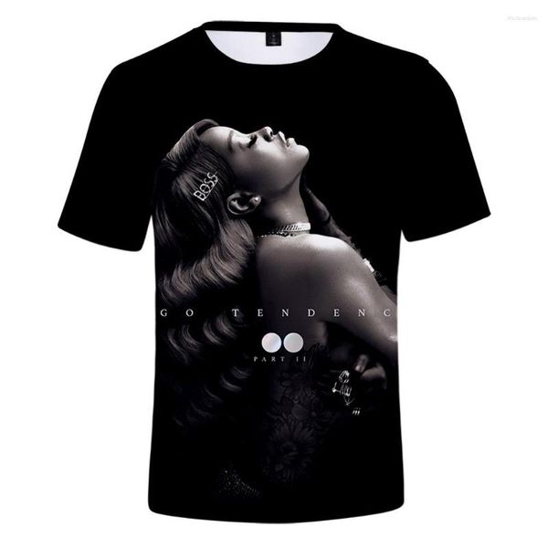 T-shirts pour hommes Keke Palmer T-shirt unisexe col rond à manches courtes T-shirt hommes femmes T-shirt 2023 Style décontracté America Star 3D vêtements