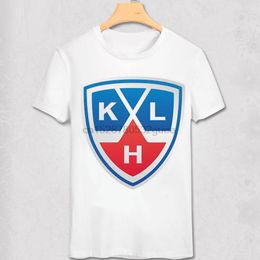 Heren t shirts khl league shirt lokomotiv yaroslaval ak bars kazan dinamo riga moscow club team logo print soft soft