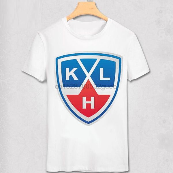 T-shirts pour hommes Khl League Shirt Lokomotiv Yaroslavl Ak Bars Kazan Dinamo Riga Moscou Club Team Imprime