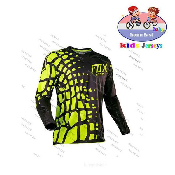 Camisetas para hombres Niños Off Road ATV Racing T-Shirt http fox Bicicleta Ciclismo Bicicleta Downhill Jersey Motocicleta Jersey Motocross MTB Camuflaje D Boys Y77