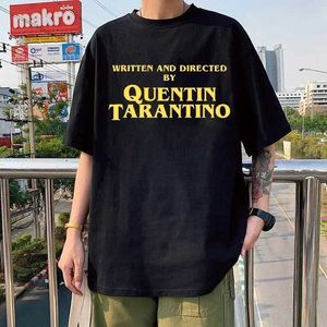 T-shirts masculins Kill Bills Vulgar Novel Django Movie Tees T-shirt Summer Street Street Loose Top Harajuku Tendance Graphique J240515