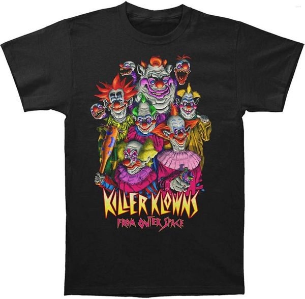 Camisetas para hombre Killer Klowns The Clowns Camiseta para adultos (XL) Camiseta negra Camiseta de algodón con gráfico personalizado