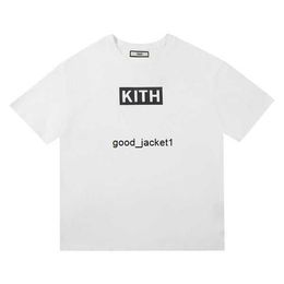 T-shirts pour hommes Kith Collection Godfather Co Boîte de marque imprimée à manches courtes en vrac col rond couple T-shirt pour hommes et femmes designer kith sweat à capuche 5 MY0E