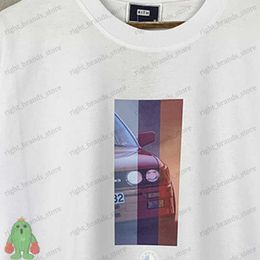 T-shirts pour hommes Kith T-shirts Images de voiture de haute qualité Impression numérique à manches courtes Hommes Femmes T-shirt ample T230707
