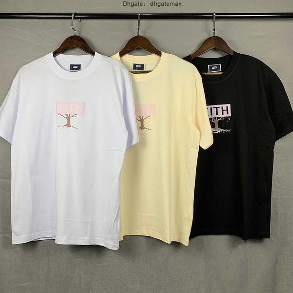 T-shirts pour hommes Kith Treats Box Tee T-shirt à manches courtes pour hommes et femmes exclusif à Tokyo Cherry Blossom Tree