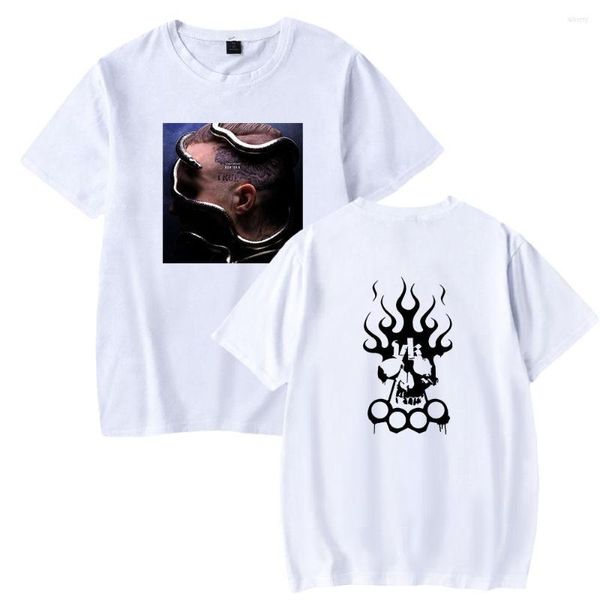 Camisetas para hombre Kontra K estampado Primavera Verano vacaciones calle hombres/mujeres Casual Kawaii GHIP HOP estilo Streetwear camiseta