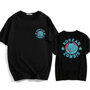 T-shirts masculins T-shirts zombies coréens 100% coton Unisexe t shirts vintage 90S Styles t Summer Hip Hop Top Ts Strtwear Clothes T240506