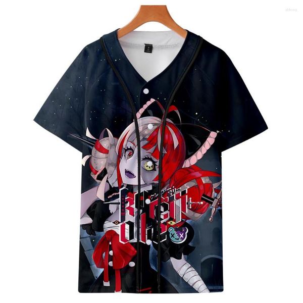 T-shirts pour hommes Kureiji Ollie Merch 3D à manches courtes uniforme de baseball Hip Hop femmes T-SHIRT imprimé