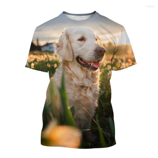 T-shirts pour hommes Labrador Dog T-shirts Animal 3D Imprimer Streetwear Hommes Femmes Mode Casual Surdimensionné Chemise à manches courtes Enfants Tees Tops