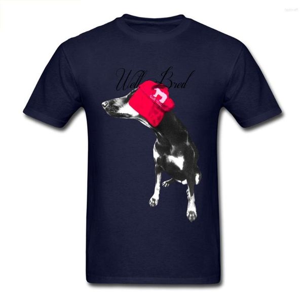 T-shirts pour hommes Labrador Well Bred Shirt Hommes TShirt Family Tee T-shirt noir Vêtements en coton en gros Hipster Tops Tees Streetwear