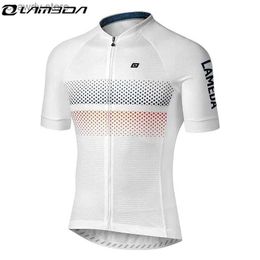 Camisetas para hombres Lameda Cycling Sportswear Suit de verano Byle Bicyc Camiseta Bicyc de siete piezas H240407