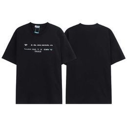 T-shirts pour hommes Lanvins T-shirt Designer manches courtes Crewneck Tees Mode Casual Hommes et femmes Premium Coton Séchage rapide Sports Summer LVA6