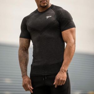 Heren T-shirts groot type Heren Compressie T-shirt heren Sporting Skinny T-shirt Man Sportscholen Running T-shirt Fitness Sport heren t-shirts 230620