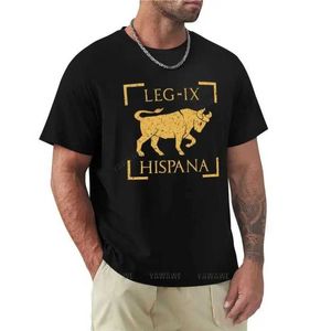 T-shirts pour hommes Legio IX Emblème espagnol T-shirt Roman Legion T-shirt extra grande à manches longues purs t-shirtl2403