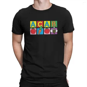 Camisetas para hombre LGBTQ, camiseta del Orgullo Gay, ACAB, camisa clásica de poliéster para niños, ropa de gran tamaño con estampado a la moda