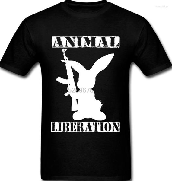 T-shirts pour hommes Liberate Alf Animal Rights Gun Tee Shirt Toutes les tailles