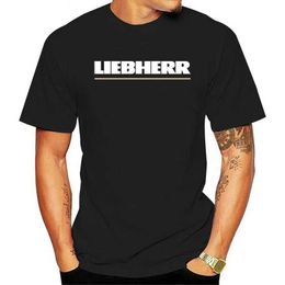 Camisetas para hombres Liebherr Vector Camiseta Clásica ropa de dibujos animados para hombres Capele de cuello O Broadloth CN (Fuente) S52133