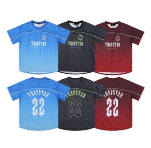 T-shirts voor heren beperkte nieuwe Trapstar London Heren T-shirt Unisex Blue Shirt voor heren blauw shirt voor mannen Fashion Harajuku T-shirt Male T-shirts Mode Kleding J34654