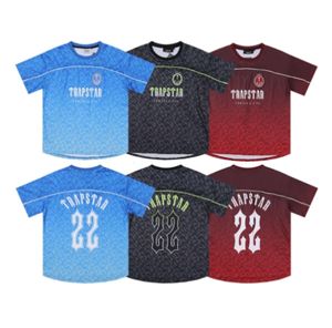 T-shirts masculins Limited Nouveau trapstar London T-shirt masculin à manches courtes à manches bleues unisexes pour hommes mode HARAJUKU TEE TOE