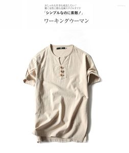 Camisetas de lino para hombre, camisa de manga larga básica sólida, camisetas de primavera con cuello redondo para hombre, camisetas de moda, camisetas de talla grande M-4XL 5XL 6XL 7XL